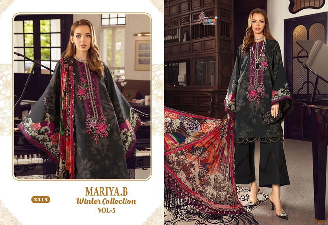 Mariya B Winter Collection 5 By Shree Pashmina Pakistani Suits Wholesalers In Delhi
